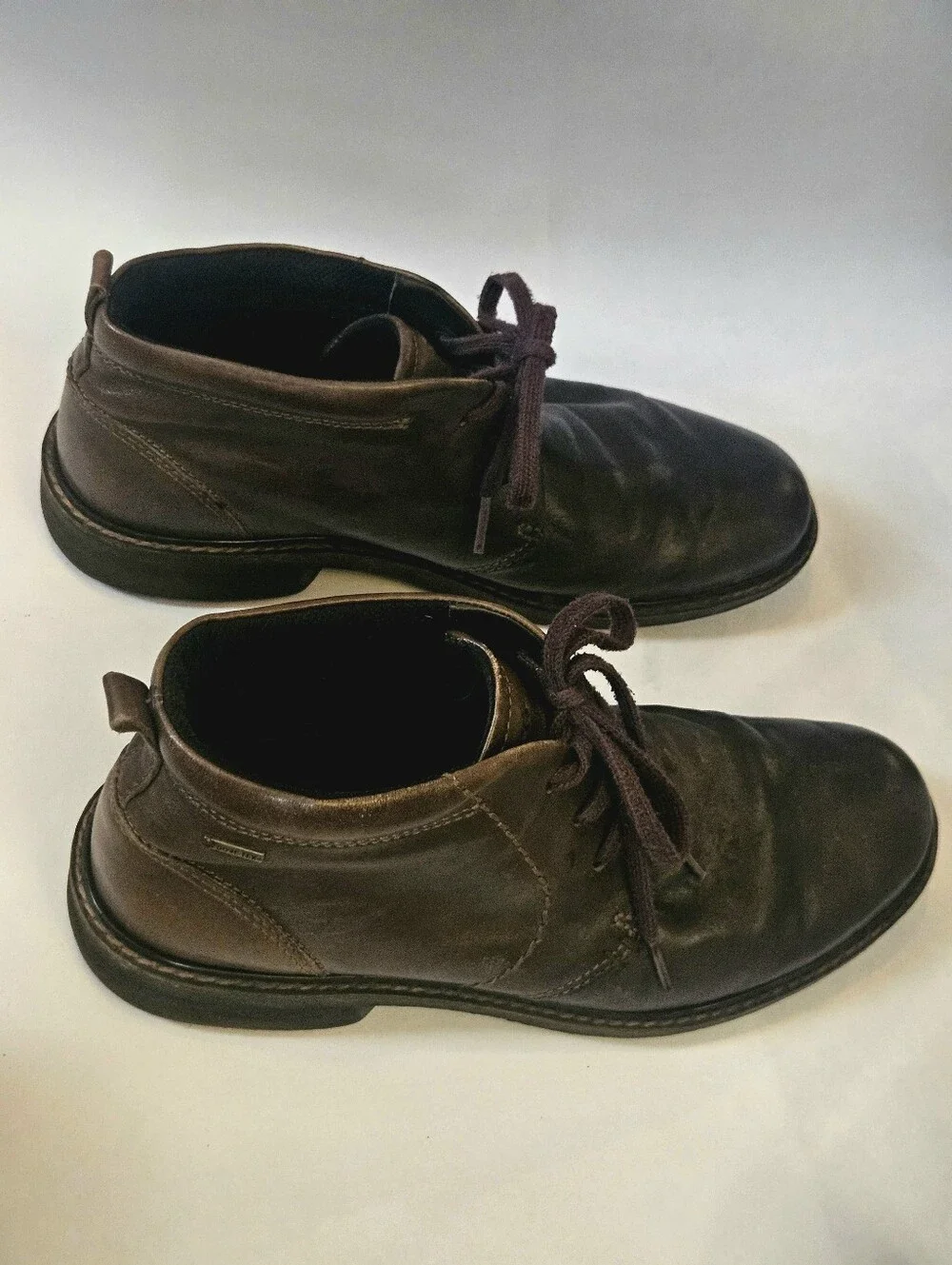 ECCO Turn Gore-Tex Chukka Boots Men EU 42 US 8 8.5 US Brown Leather Waterproof